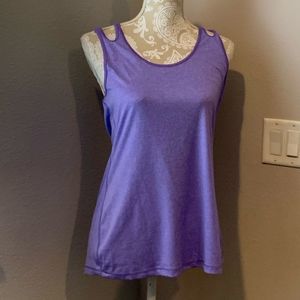 Purple Ladies' Racerback tank Top, Large